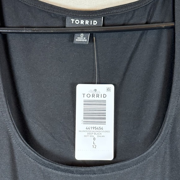 NWT Torrid Halloween Foxy Whimsigoth Tutu Dress Witchy Goth Fairy Size 0 L 12 - Picture 7 of 11